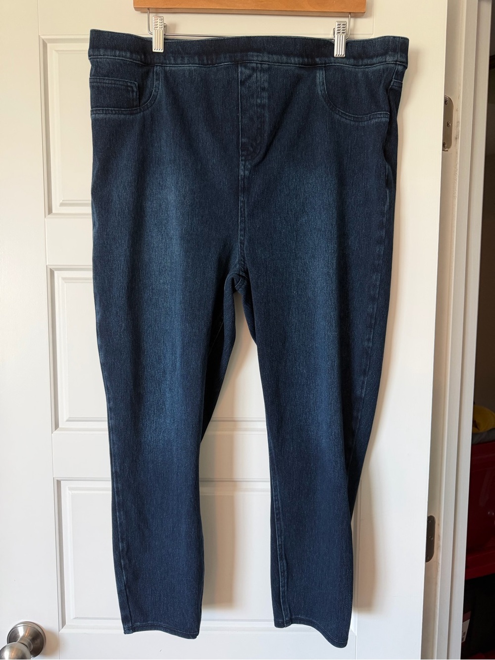 Spanx Women’s Dark Blue Stretch Jeans 3x PETITE